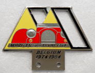 badge Morgan : MOG Belgium 10eme anniversaire